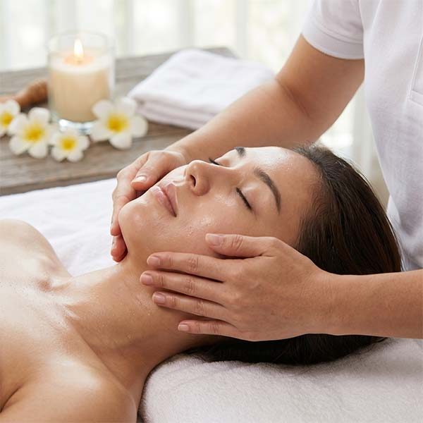 brightening facial massage
